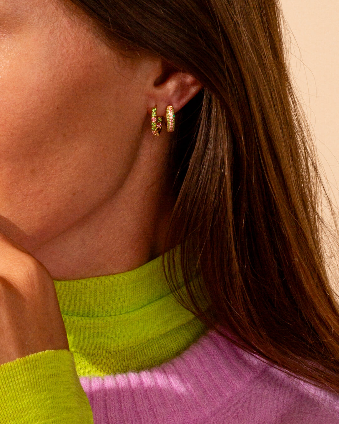 Rhubarb Pop Earring 002