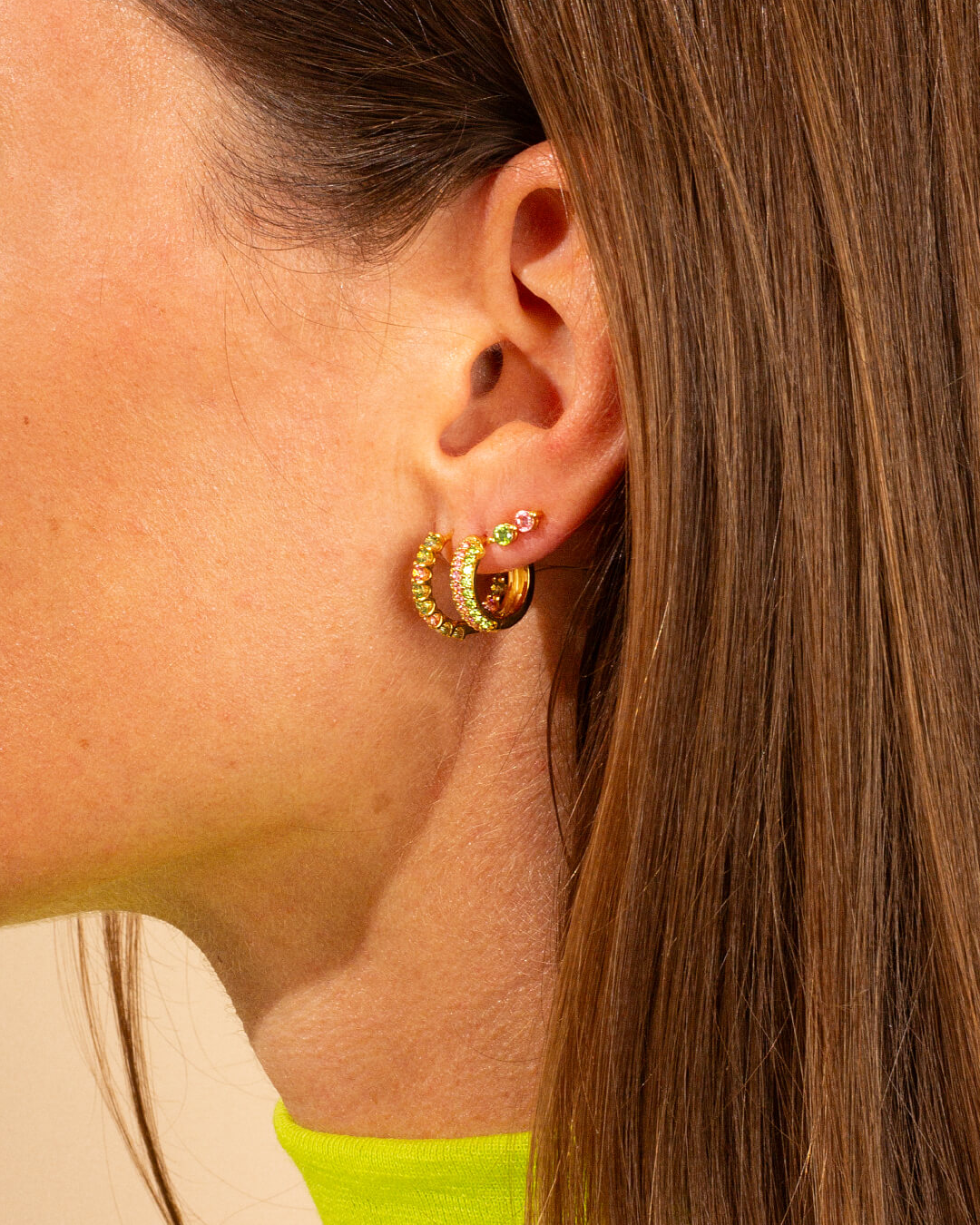 Rhubarb Pop Earring 005